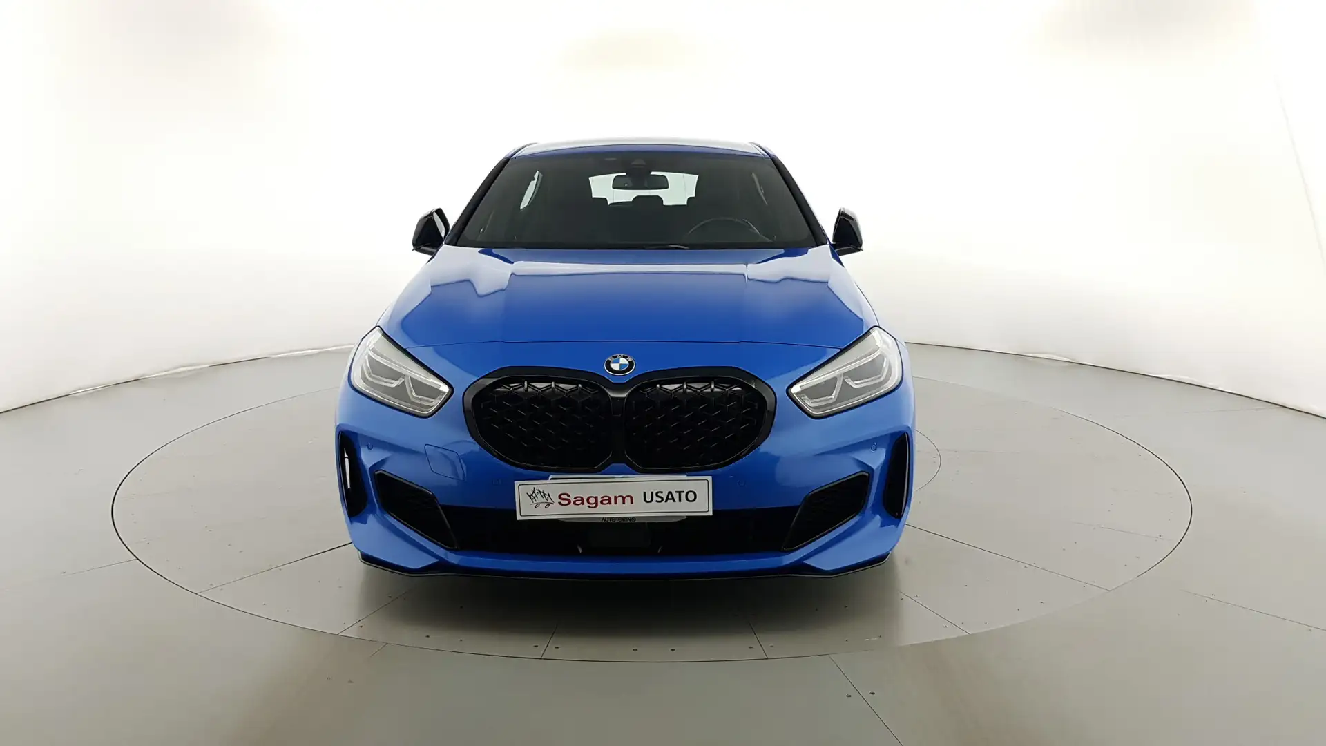 BMW 135 M 135i xdrive auto Bleu - 2