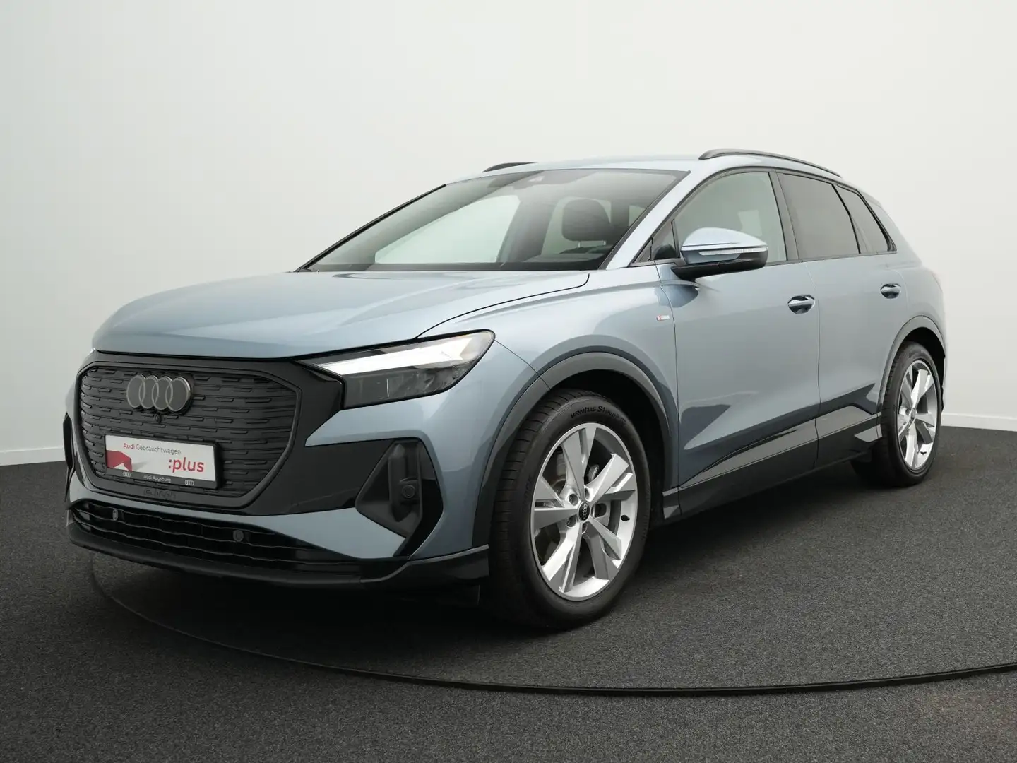 Audi Q4 e-tron 45 S line *AHK*LED*VIRTUAL*SPUR*8-fach Blau - 2