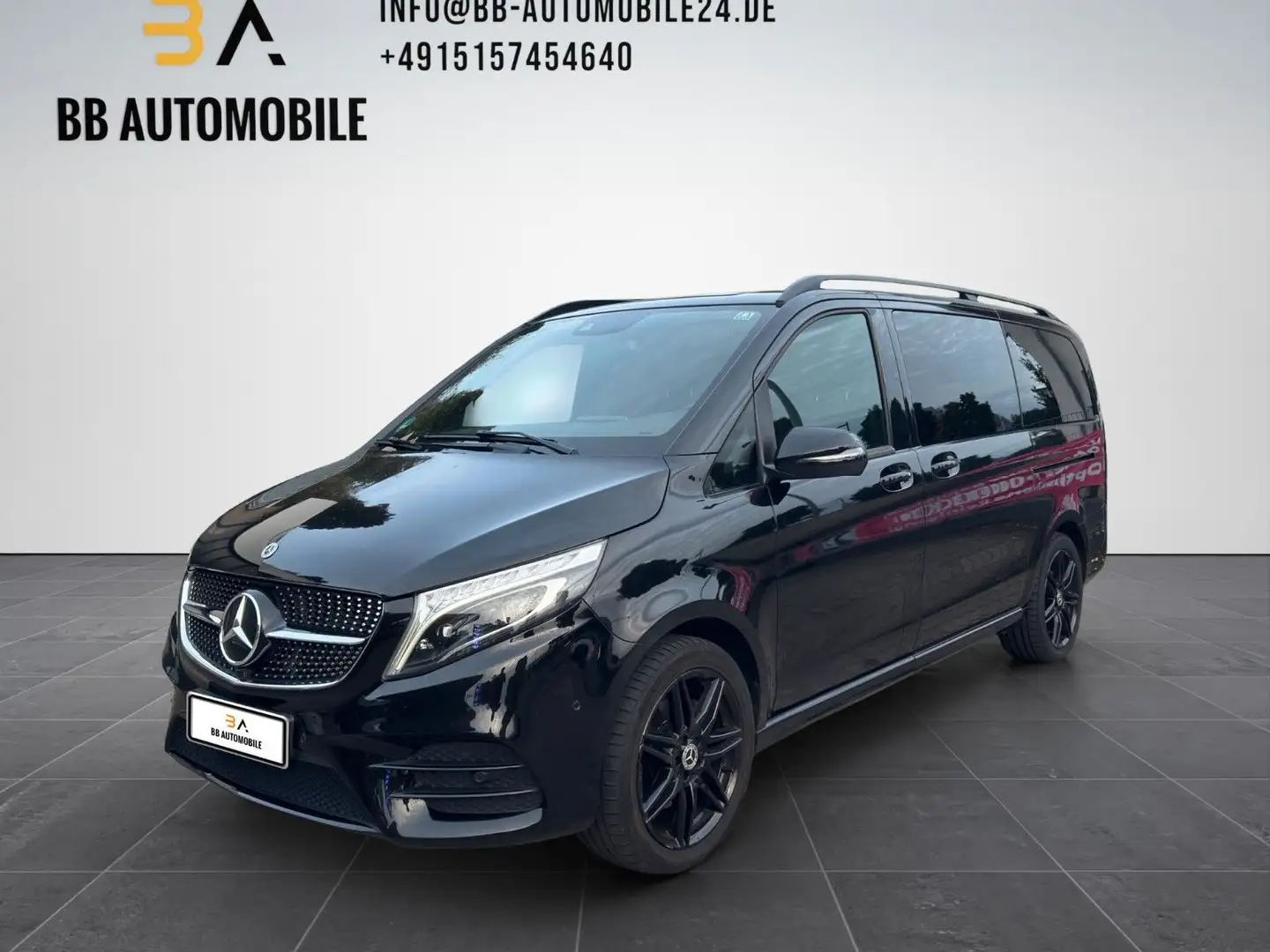 Mercedes-Benz V 300 d LANG EDITION 4MATIC AMG LINE 7 SITZE BURM Schwarz - 1