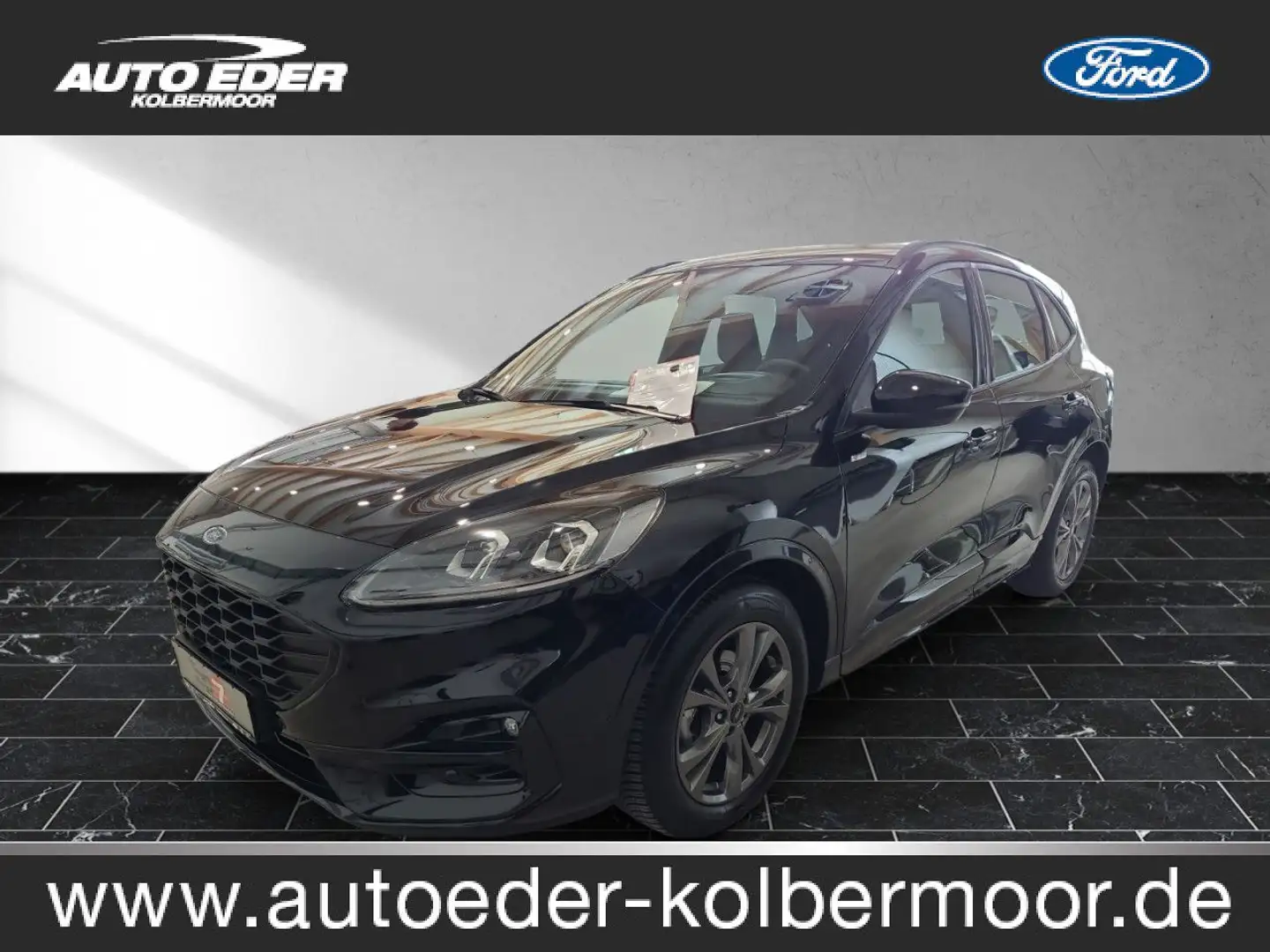 Ford Kuga ST-Line leichter Hagelschaden Sportpaket Navi Noir - 1