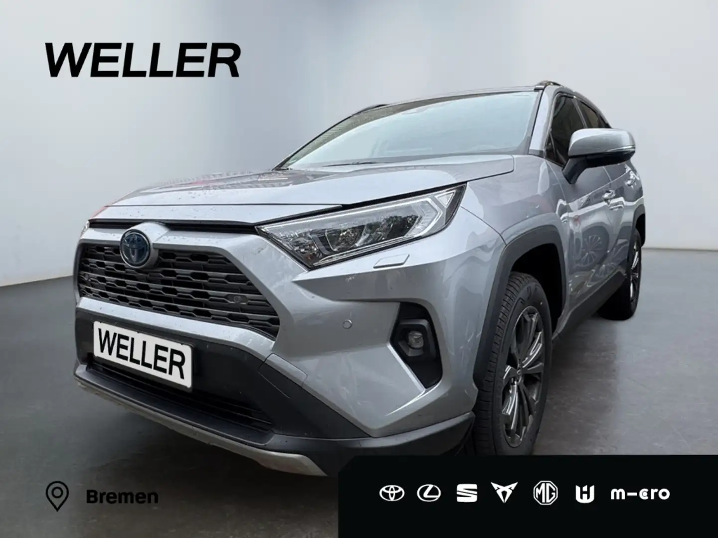 Toyota RAV 4 2.5 Hybrid Team D 4x2 *Navi*LED*CarPlay* Silber - 1