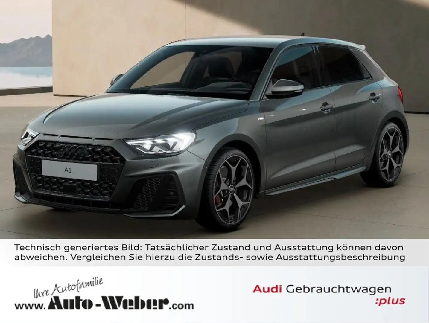 Audi A1 Sportback 40TFSI 2xSLINE SONOS NAVI VC KAMERA Grau - 1