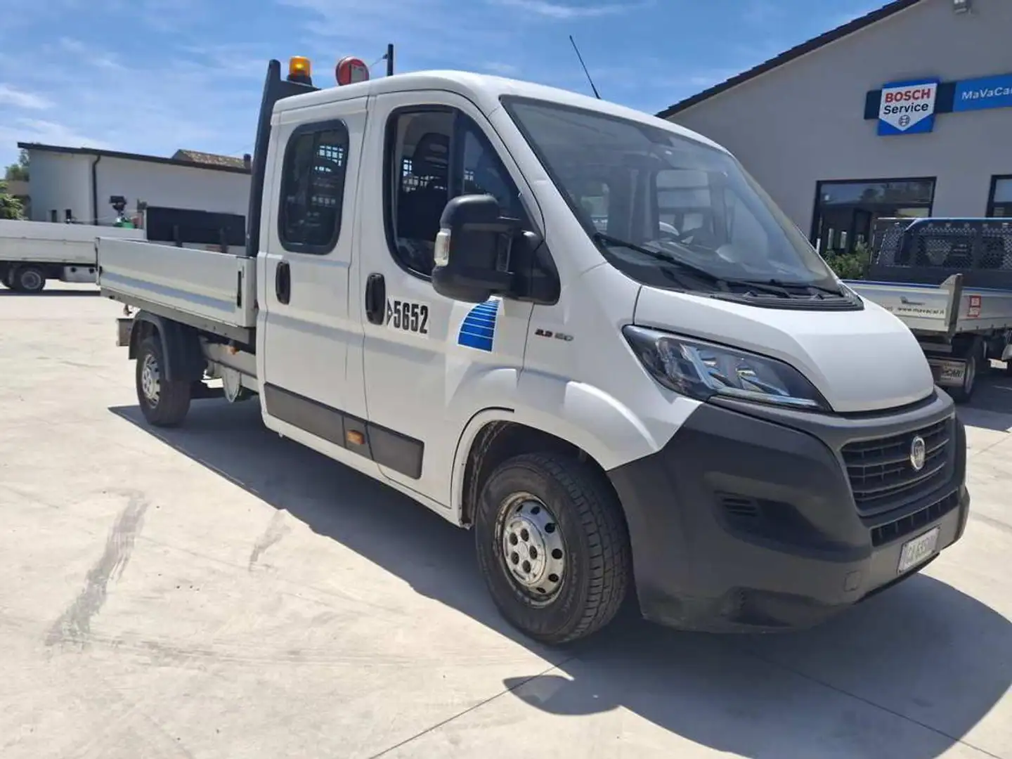 Fiat DUCATO  2.3 MJT 120 CV DOPPIA CABINA CASSONE Blanc - 1