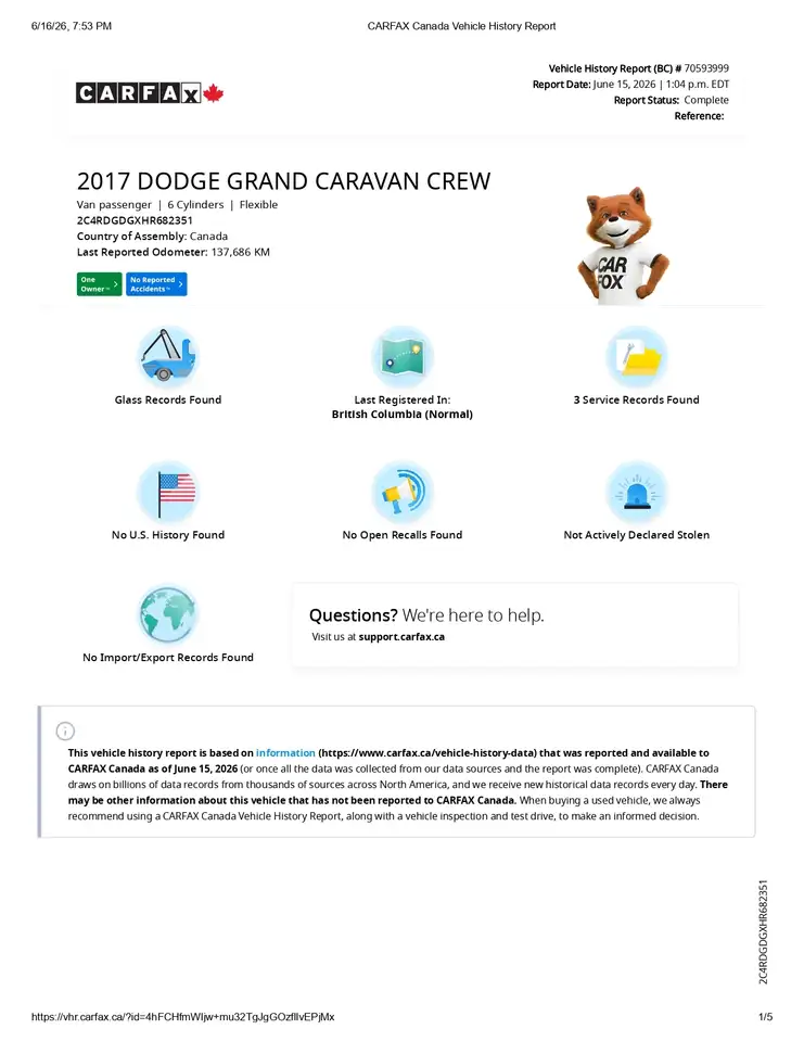 Dodge Grand Caravan fotografie Dodge Grand Caravan