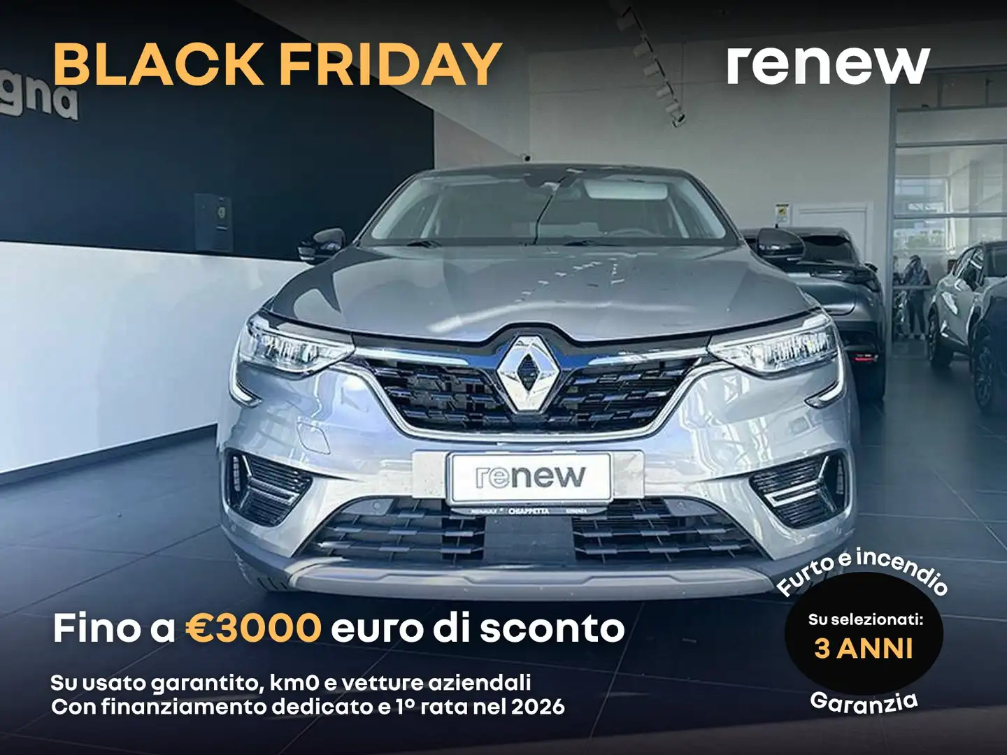 Renault Arkana 1.6 e-tech hybrid intens 145cv Grigio - 2