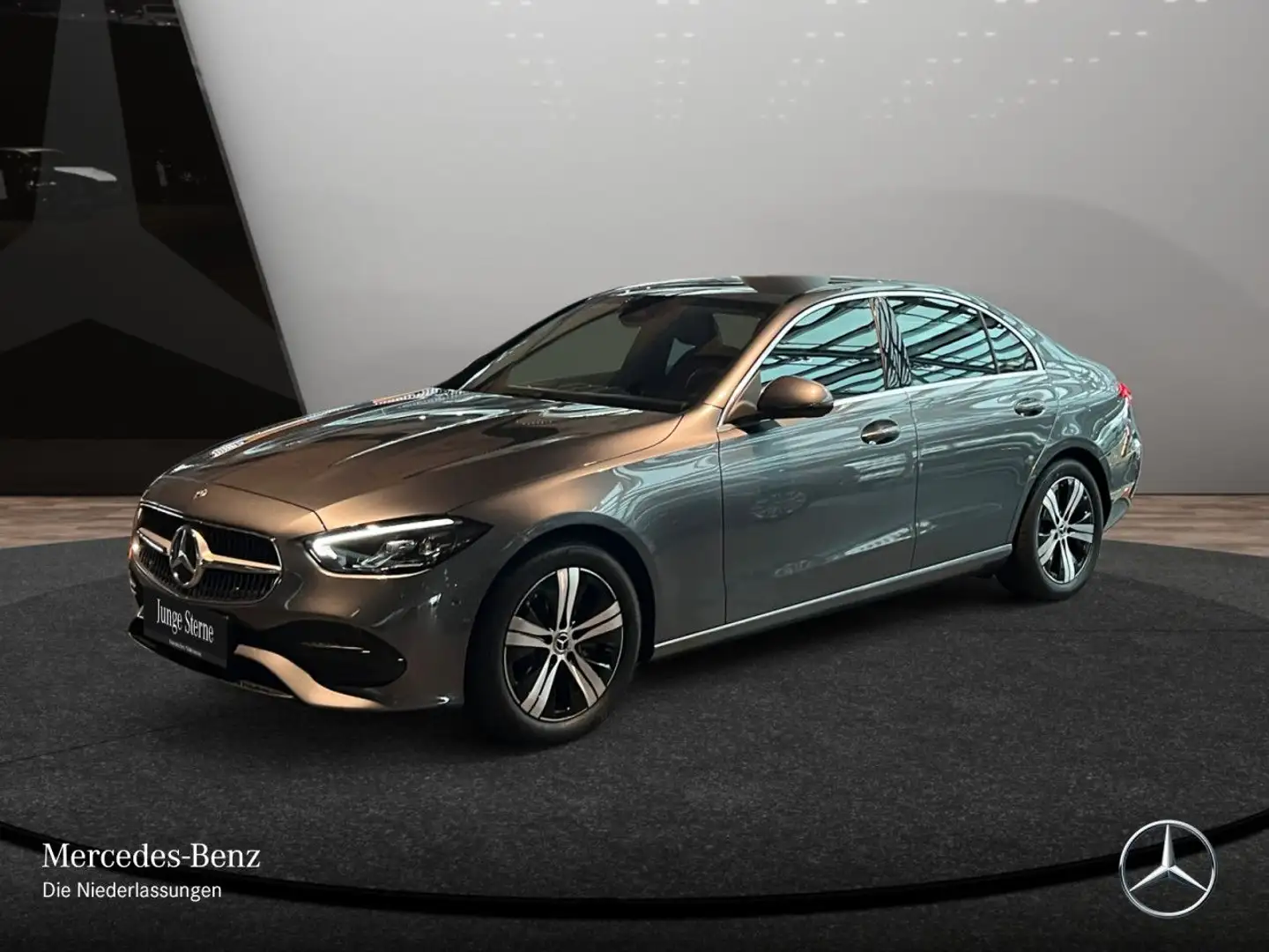 Mercedes-Benz C 180 AVANTG+LED+KAMERA+TOTW+KEYLESS+9G Grau - 2