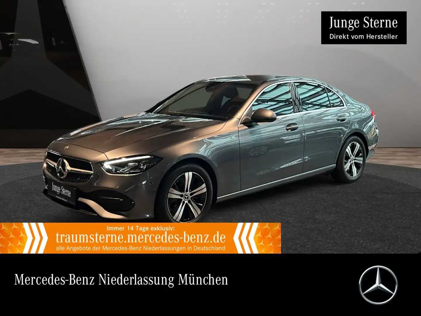 Mercedes-Benz C 180 AVANTG+LED+KAMERA+TOTW+KEYLESS+9G Grau - 1