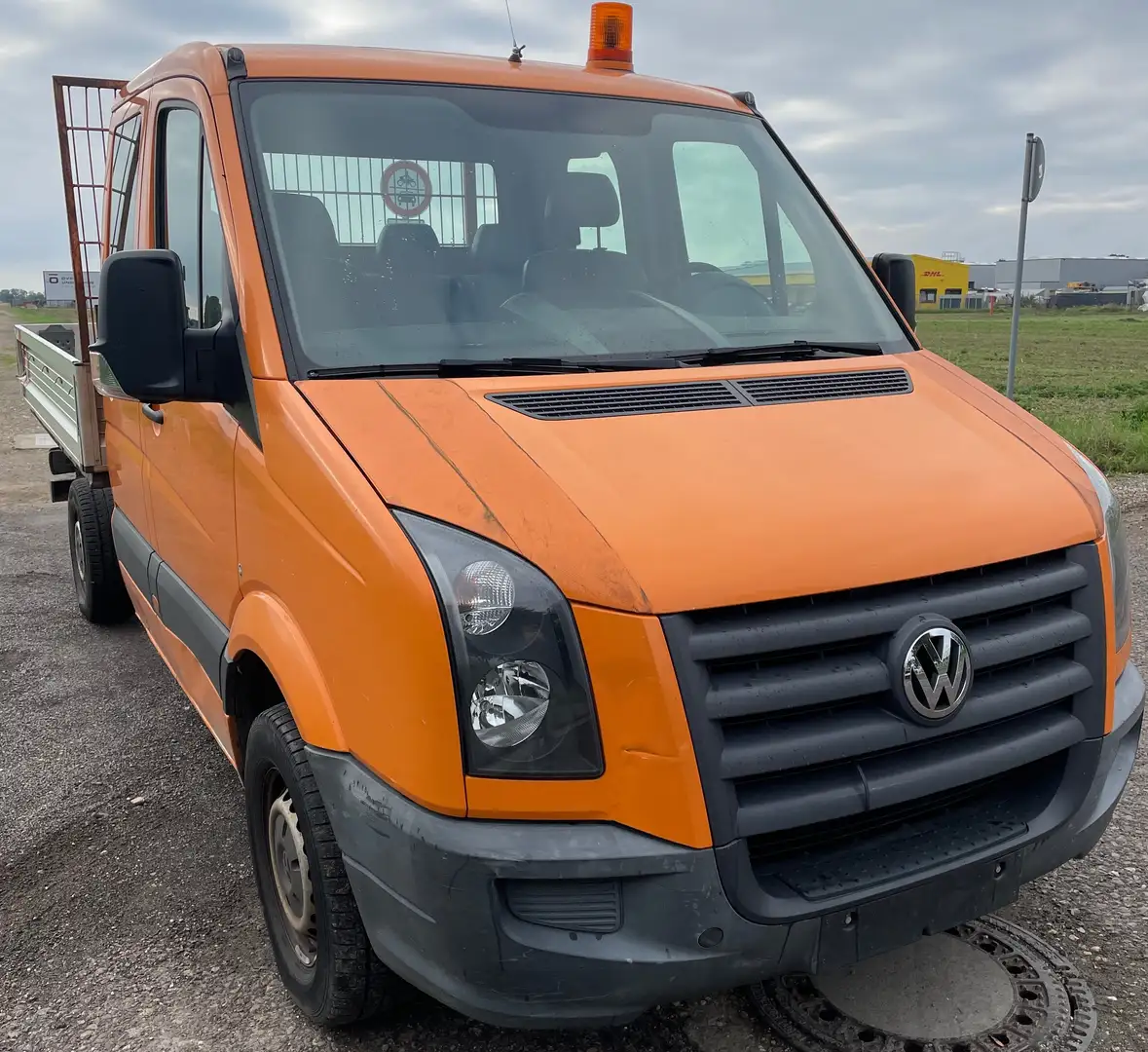 Volkswagen Crafter Crafter 2.5 TDI Pritsche 6 Sitzer DoKa Orange - 2