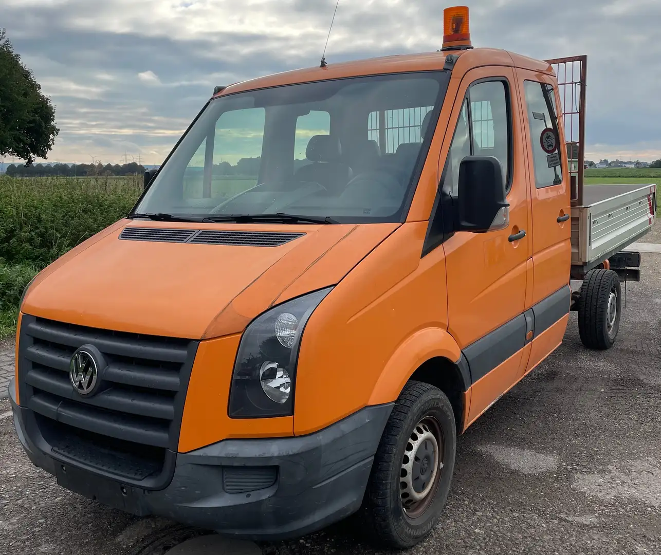 Volkswagen Crafter Crafter 2.5 TDI Pritsche 6 Sitzer DoKa Orange - 1