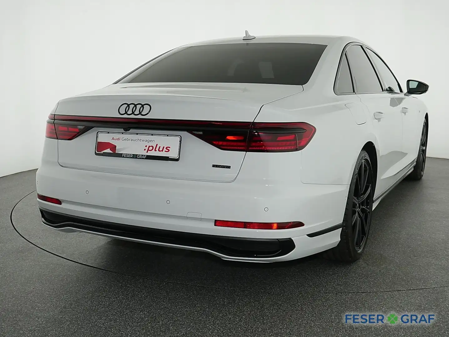 Audi A8 50 TDI S Line Int Pano,Standhzg,Sitzbel,B&O Bianco - 2