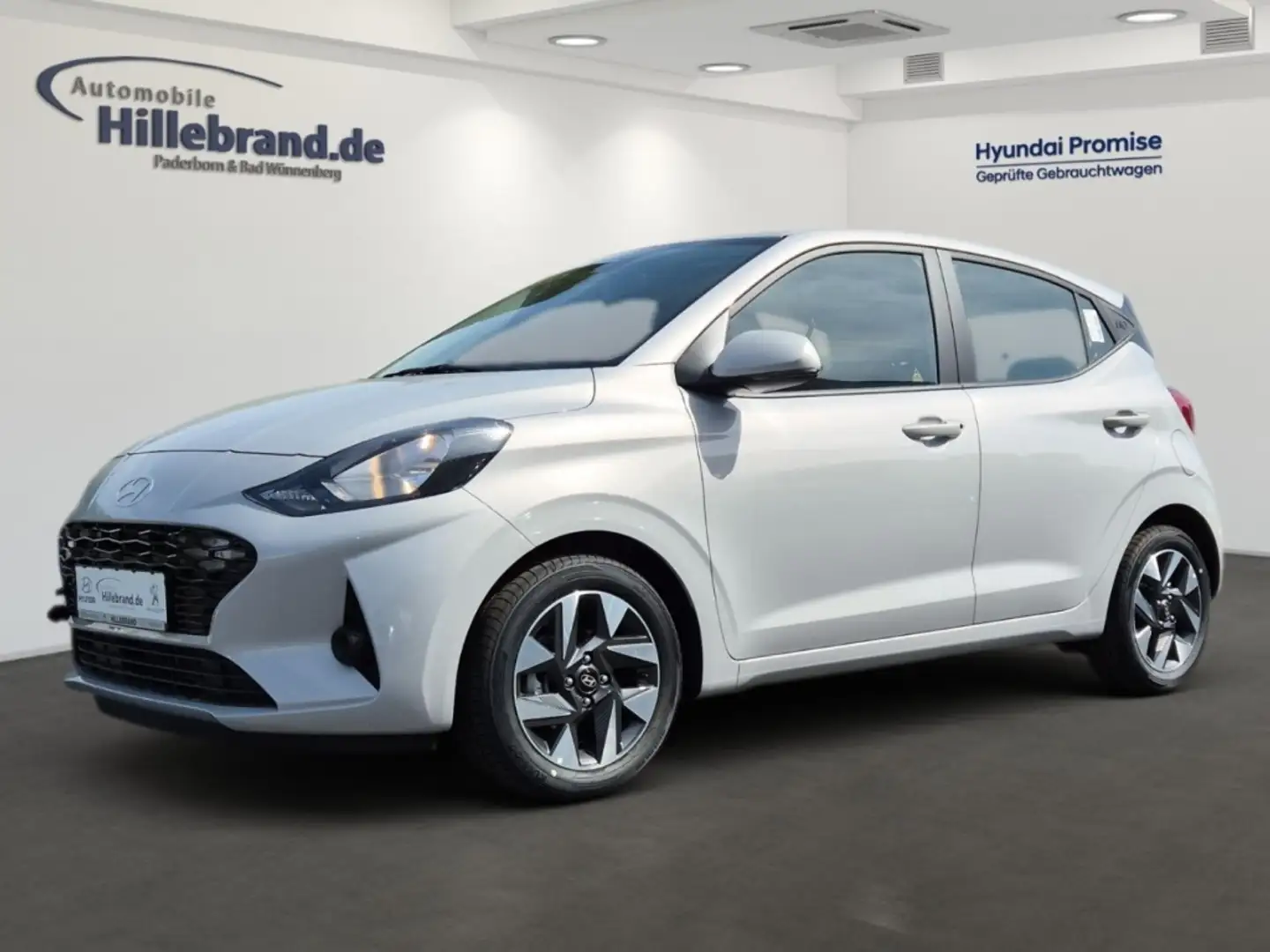Hyundai i10 Trend 1.2 EU6e Navi Apple CarPlay Android Auto Kli Gris - 1