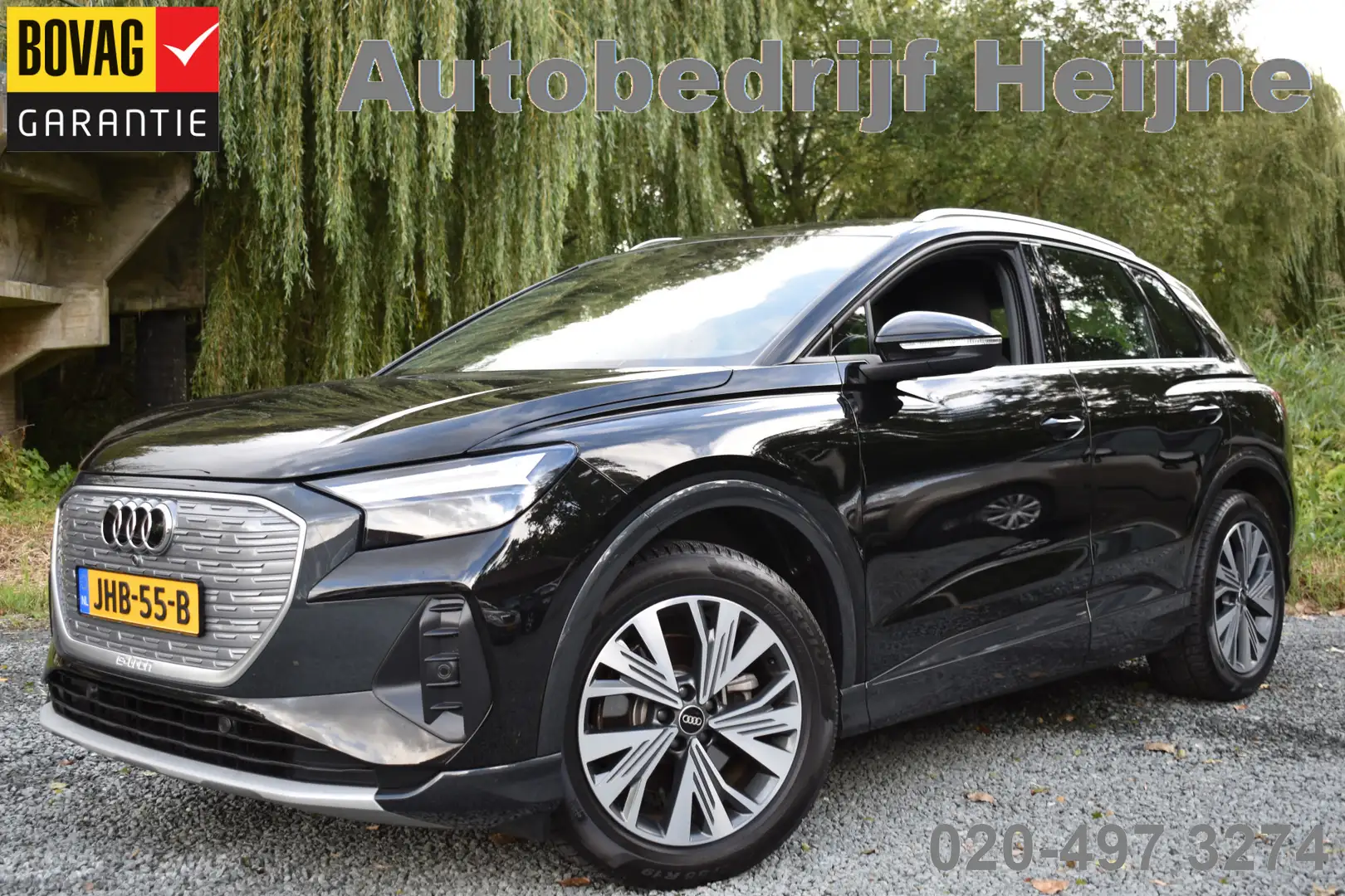 Audi Q4 e-tron 35 ADVANCED EDITION 55 KWH*** CARPLAY/PDC/ELEKTR.K Zwart - 1