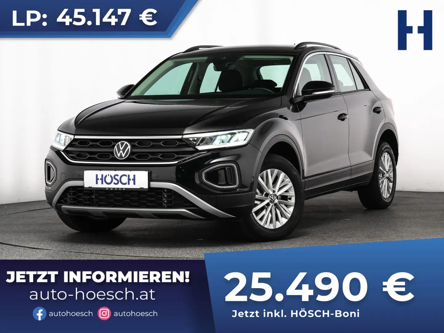 Volkswagen T-Roc TDI Life Aut. IQ.DRIVE ACC NAV CARPLAY -44% Silber - 1