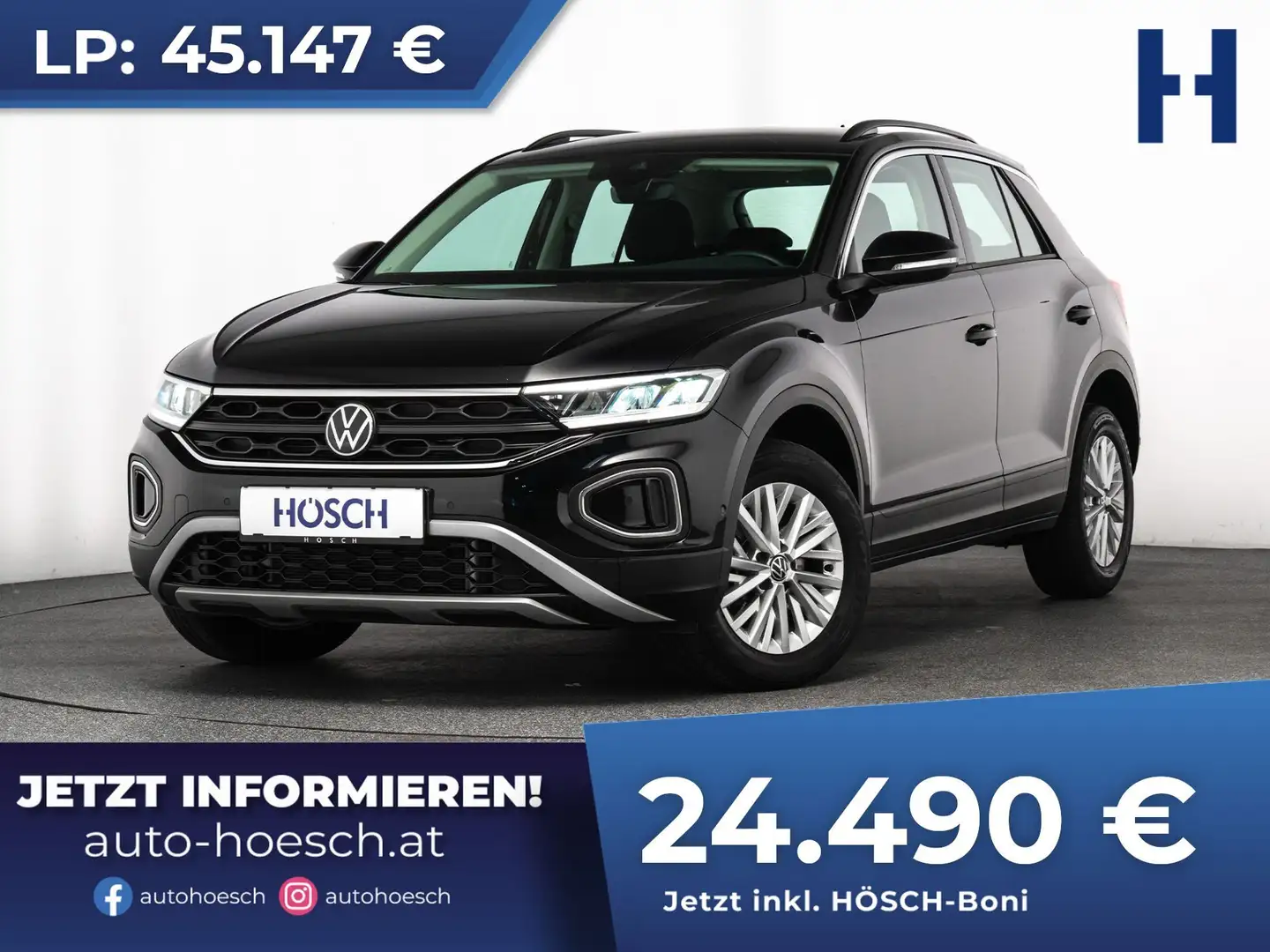 Volkswagen T-Roc TDI Life Aut. IQ.DRIVE ACC NAV CARPLAY -46% Silber - 1