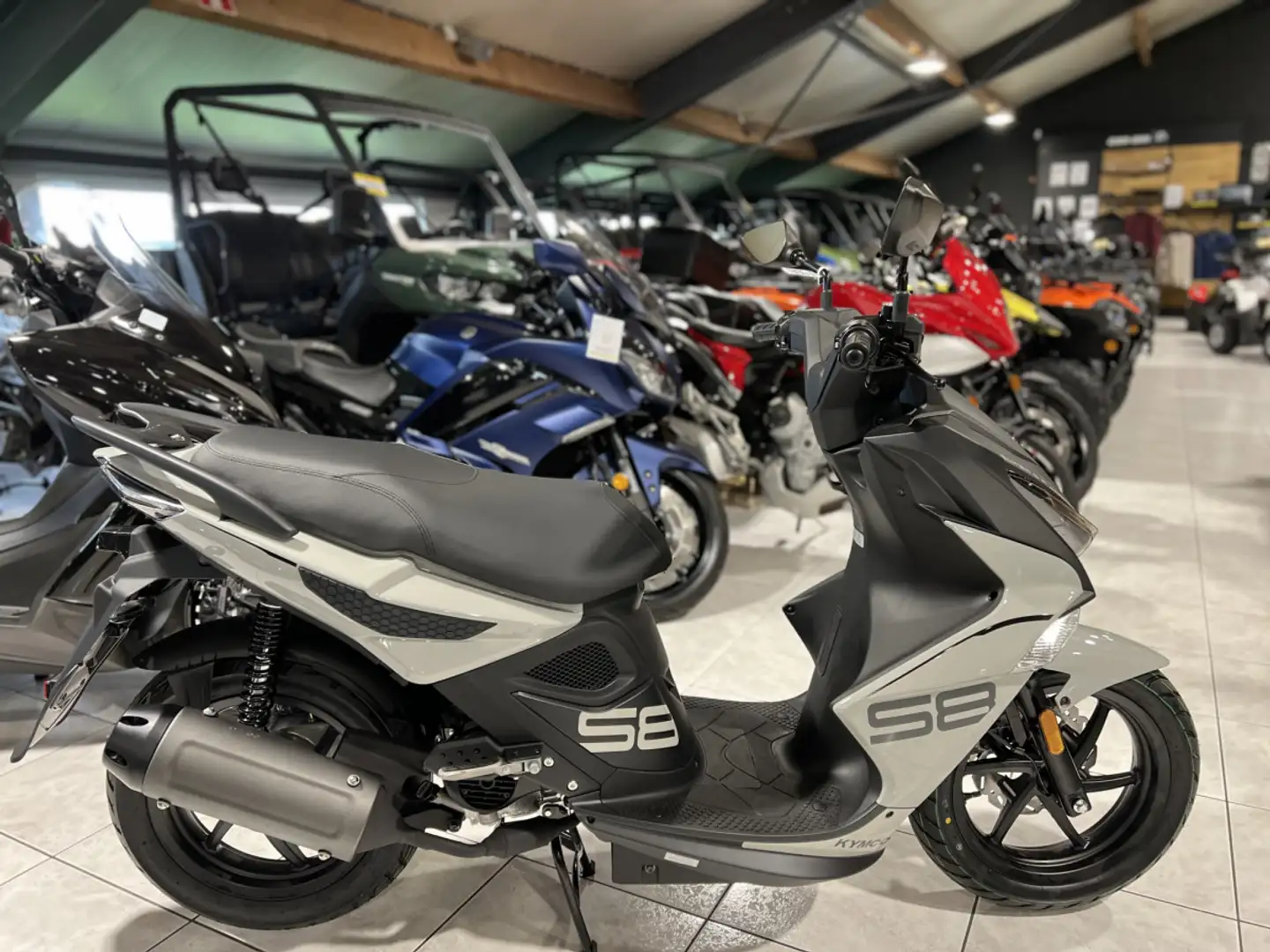 Kymco Super 8 R Classe B 45km/h Grigio - 1