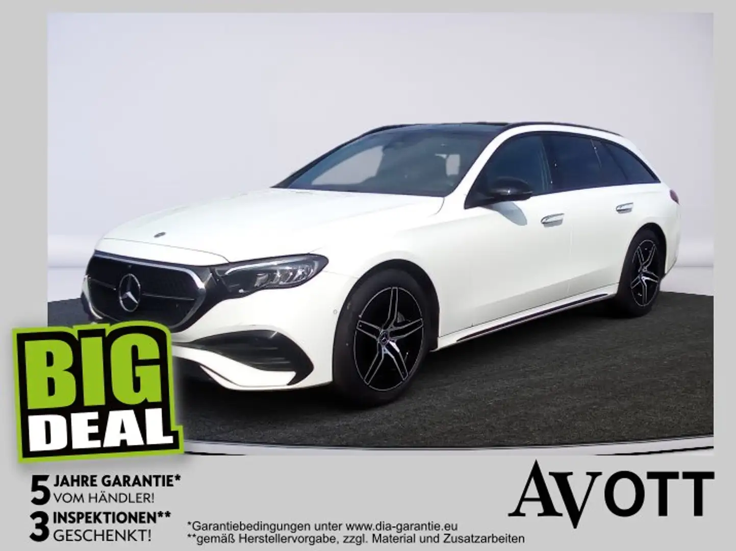 Mercedes-Benz E 220 dT AMG Line Anhängevorr. Weiß - 1