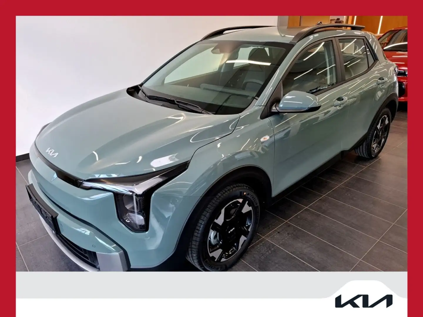 Kia Stonic 1,0 TGDI GPF ISG Titan Grün - 1