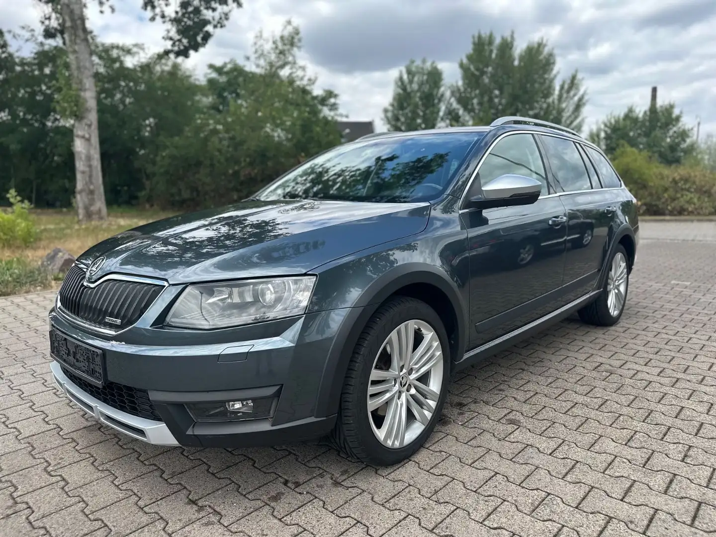 Skoda Octavia Combi Scout 4x4*PANORAMA*1 HAND* Grau - 1