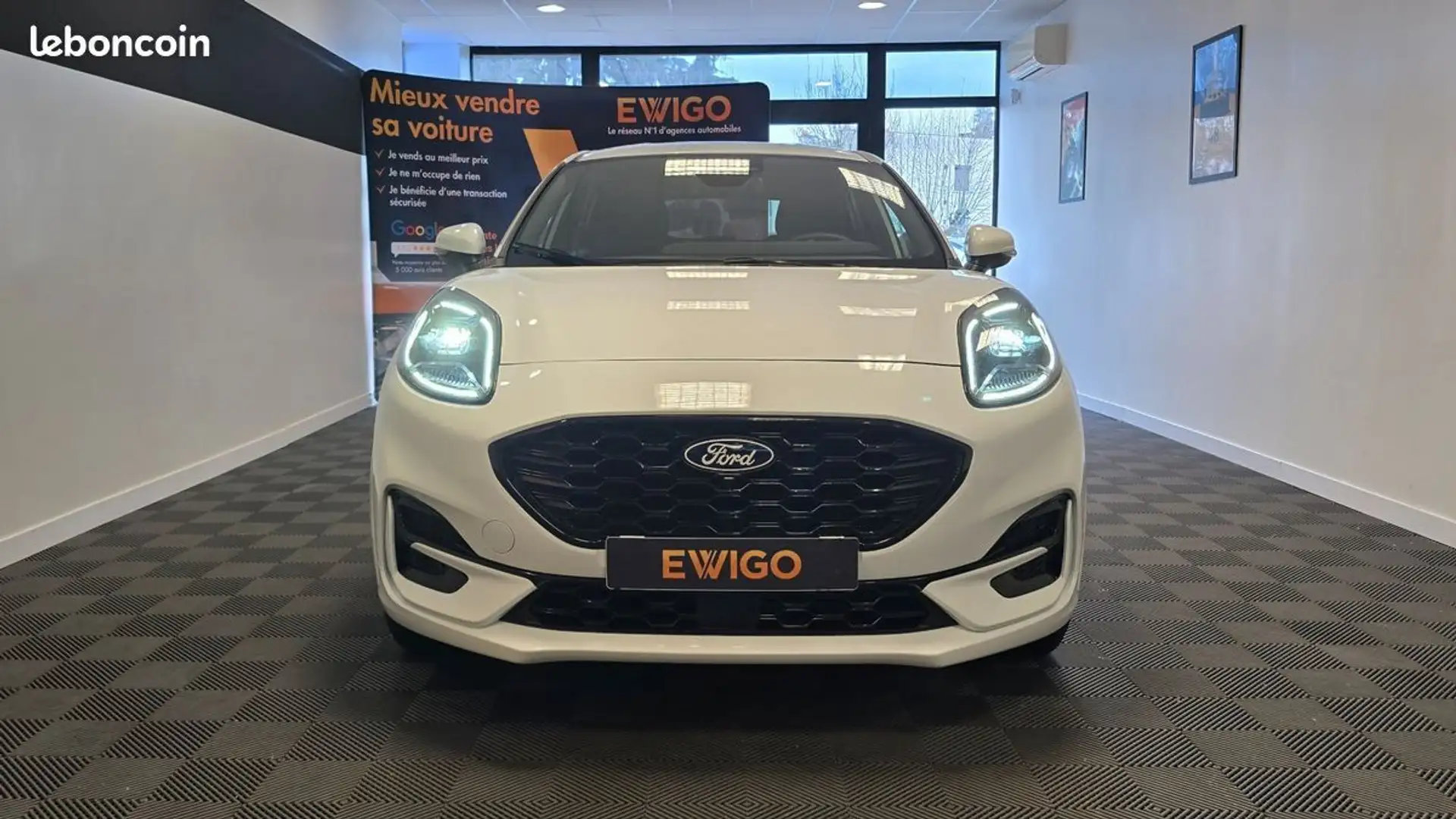 Ford Puma 1.0 ecoboost 125 ch mhev s&s powershift st-line Blanc - 2