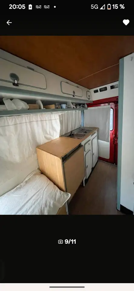 Mercedes-Benz T1 Bremer d207 Camper H-Kennzeichen, foto 6