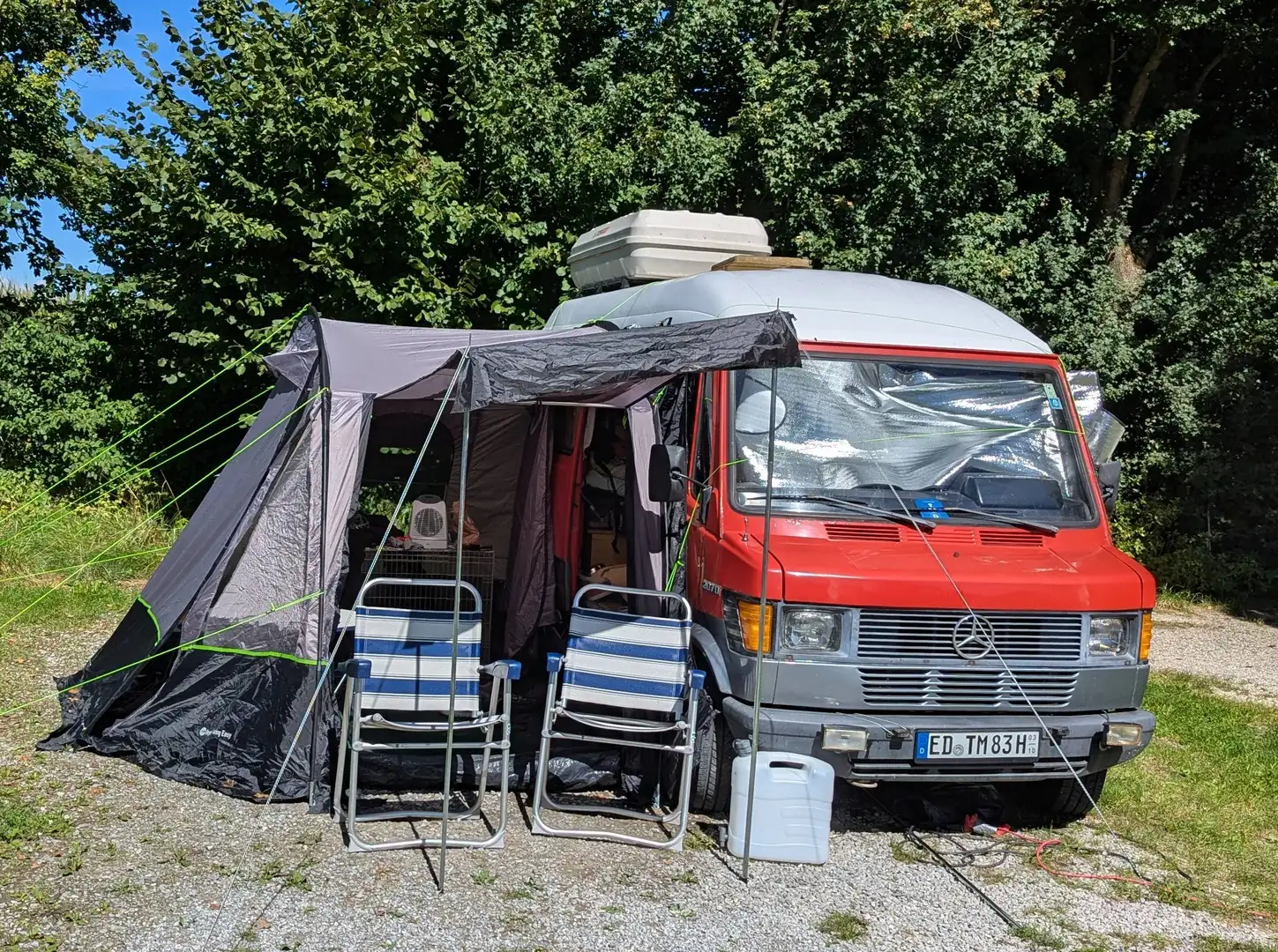 Mercedes-Benz T1 T1 Bremer d207 Camper H-Kennzeichen Rot - 1