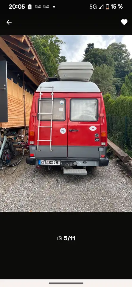 Mercedes-Benz T1 Bremer d207 Camper H-Kennzeichen, foto 3