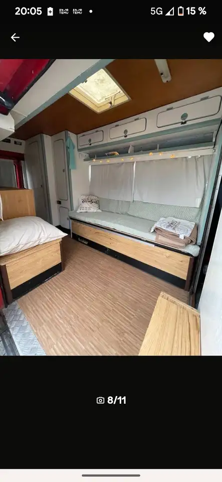 Mercedes-Benz T1 Bremer d207 Camper H-Kennzeichen, foto 7