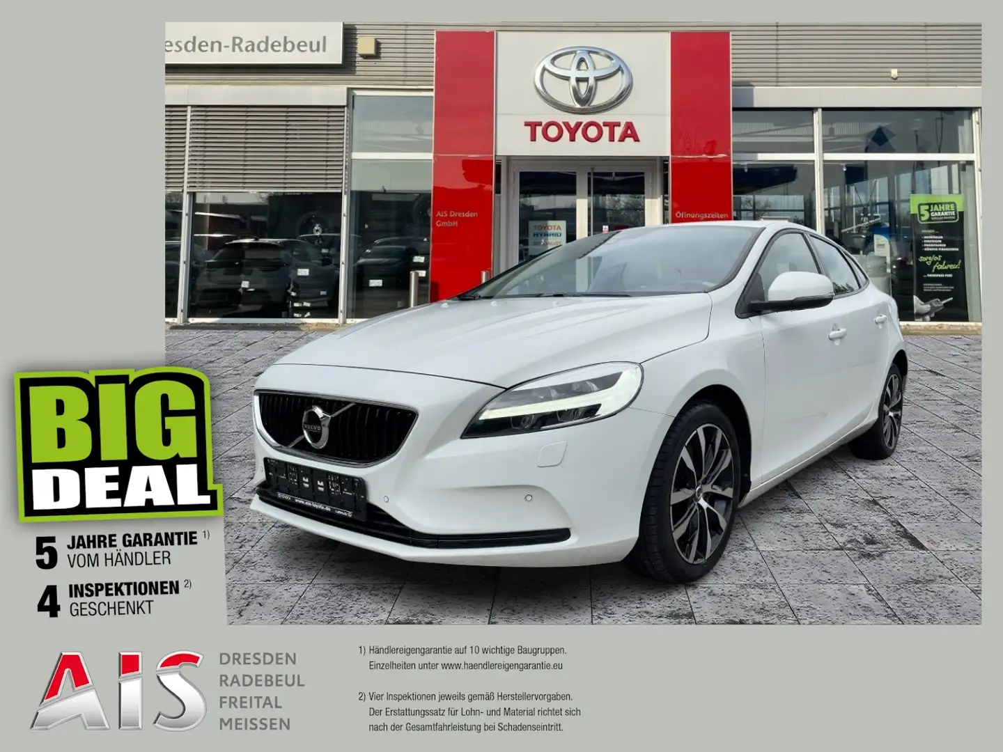 Volvo V40 T3 1.5 Momentum Navi*SHZ*LED*Tempomat Alb - 1