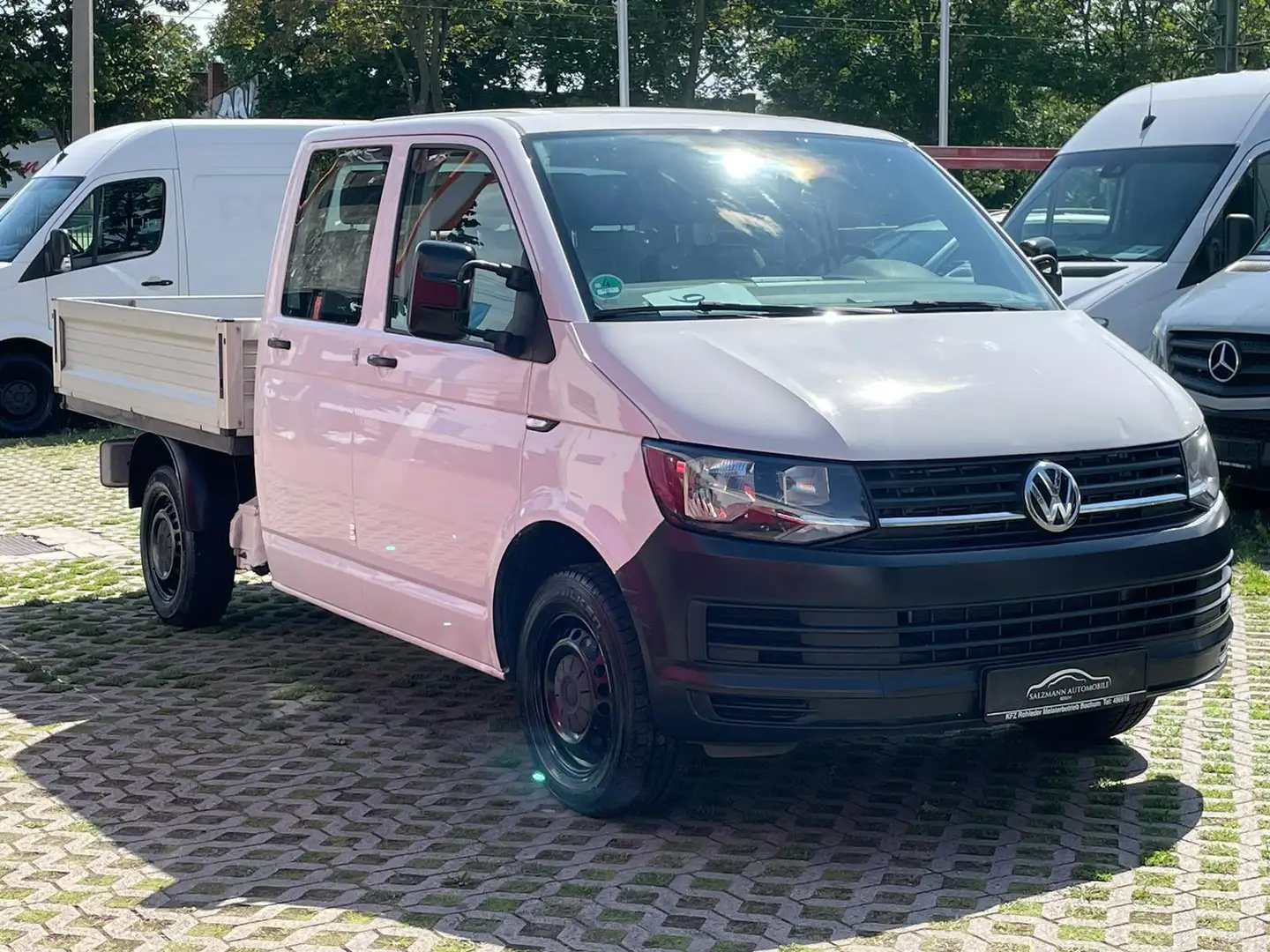 Volkswagen T6 Transporter T6 2.0 TDI/Pritsche/DOKA/KLIMA/AHK 2,2to/1.H/TOP Weiß - 2