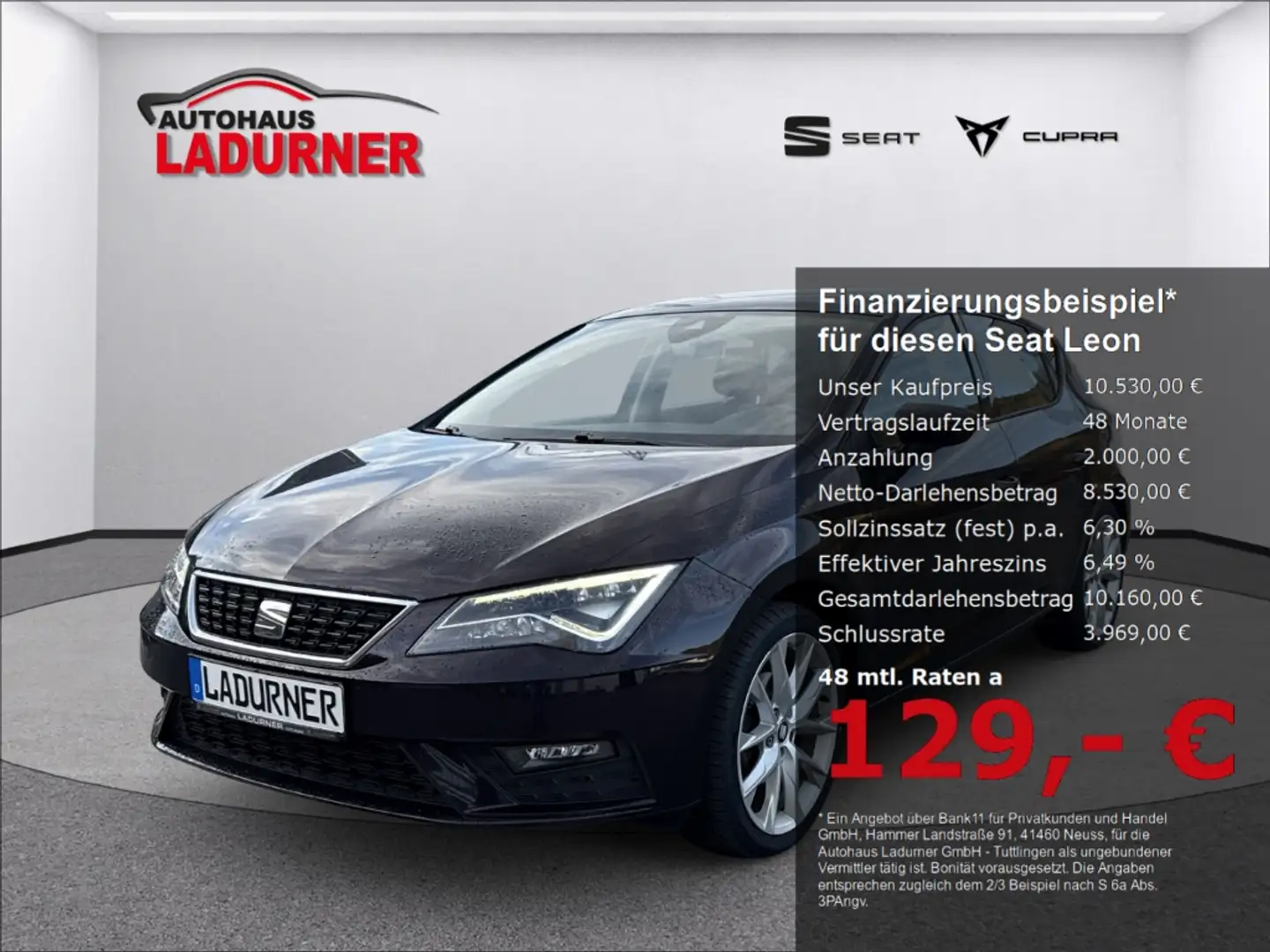 SEAT Leon Style 1.4lTSI *LED+Spurhalteass+PDC+18 Zoll Alus.* Violett - 1