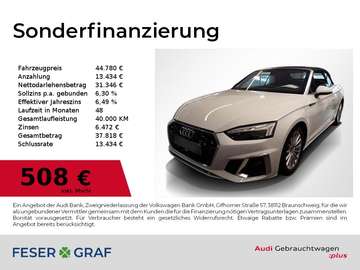 Cabrio 40 TFSI qu S Line Int B&O,Matrix,Sportsitze