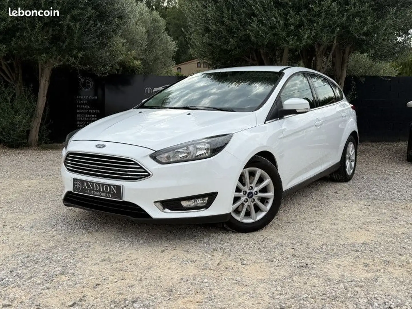 Ford Focus 2.0 TDCI 150CH BOITE AUTOMATIQUE Blanc - 1