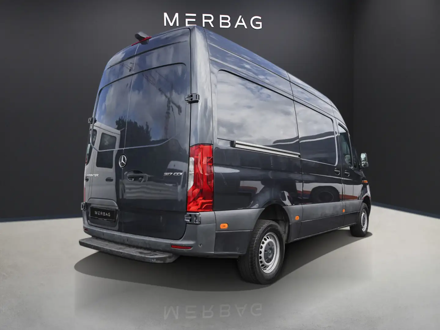 Mercedes-Benz Sprinter Kastenwagen 317 HD MBUX PDC Kamera Grau - 2