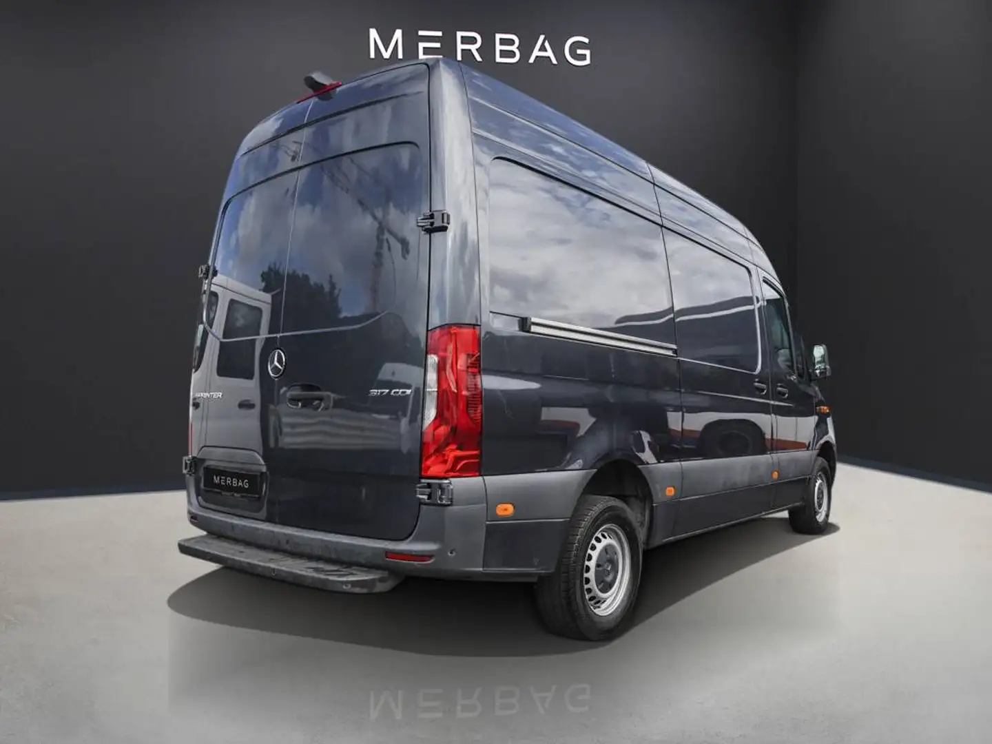 Mercedes-Benz Sprinter Kastenwagen 317 HD MBUX PDC Kamera Grau - 2