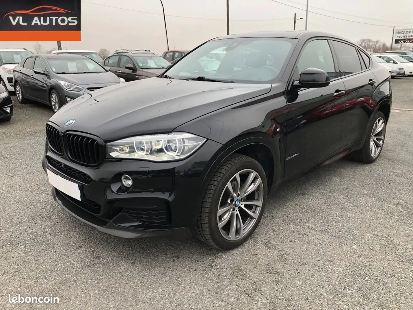 BMW X6 Pack M 40d xDrive 313 cv Boîte auto avec sport fib Zwart - 2