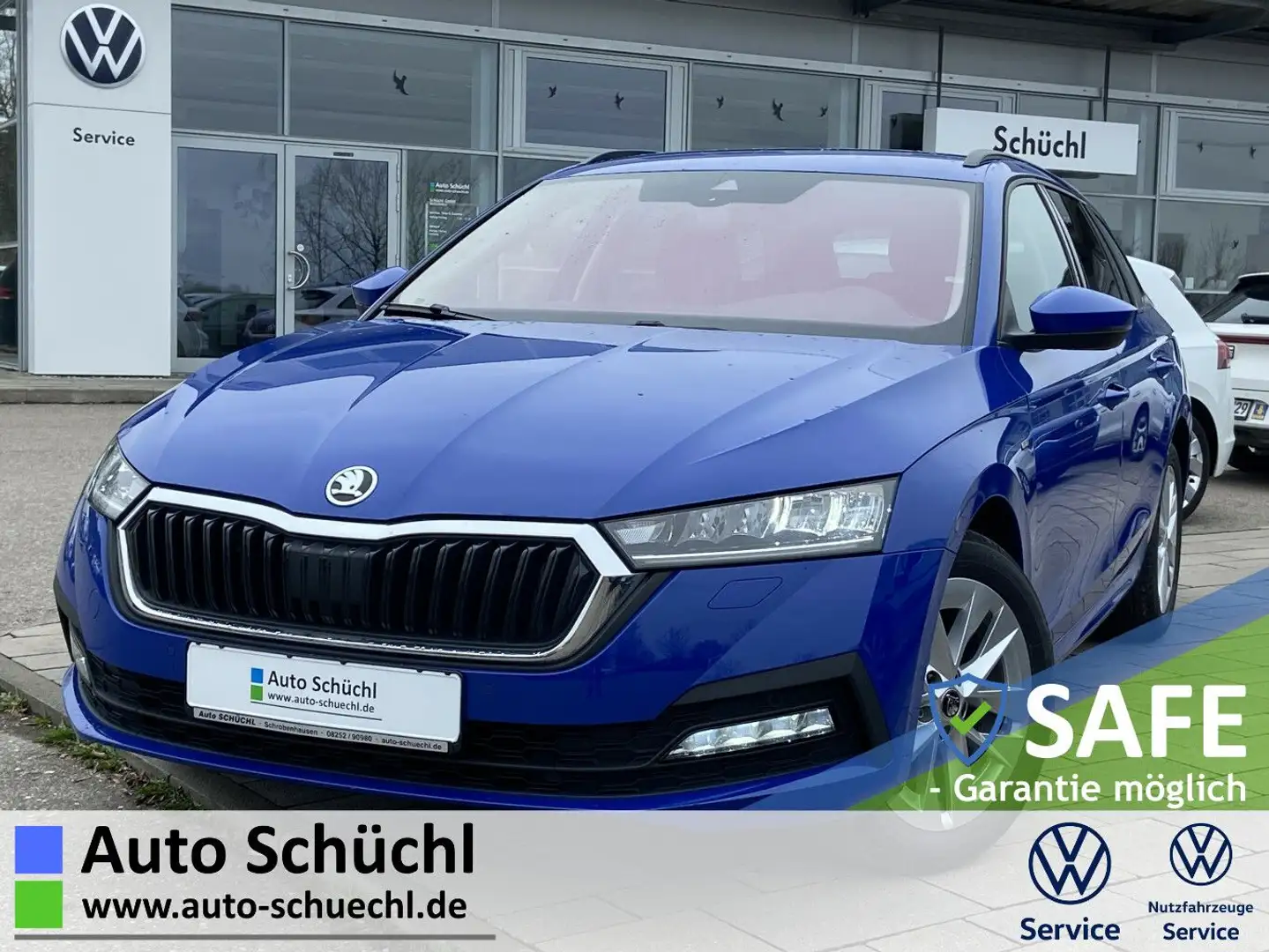 Skoda Octavia Combi 2.0 TDI Clever 17"+KOMFORTSITZE+AH Blau - 1