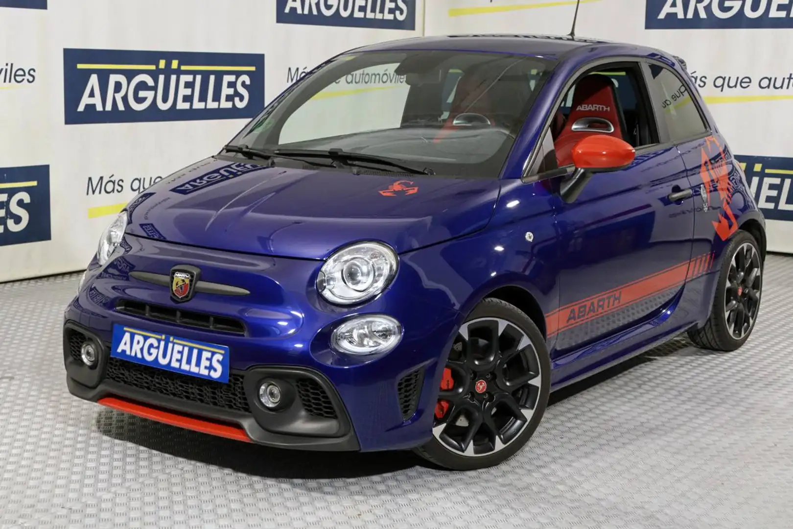 Abarth 500 595 1.4 16v T-JET 70th Anniversary 180cv Blauw - 1