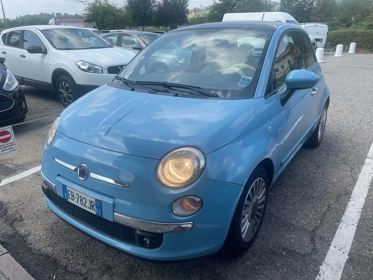 Fiat 500 500 0.9 TwinAir Turbo Lounge Blu/Azzurro - 1