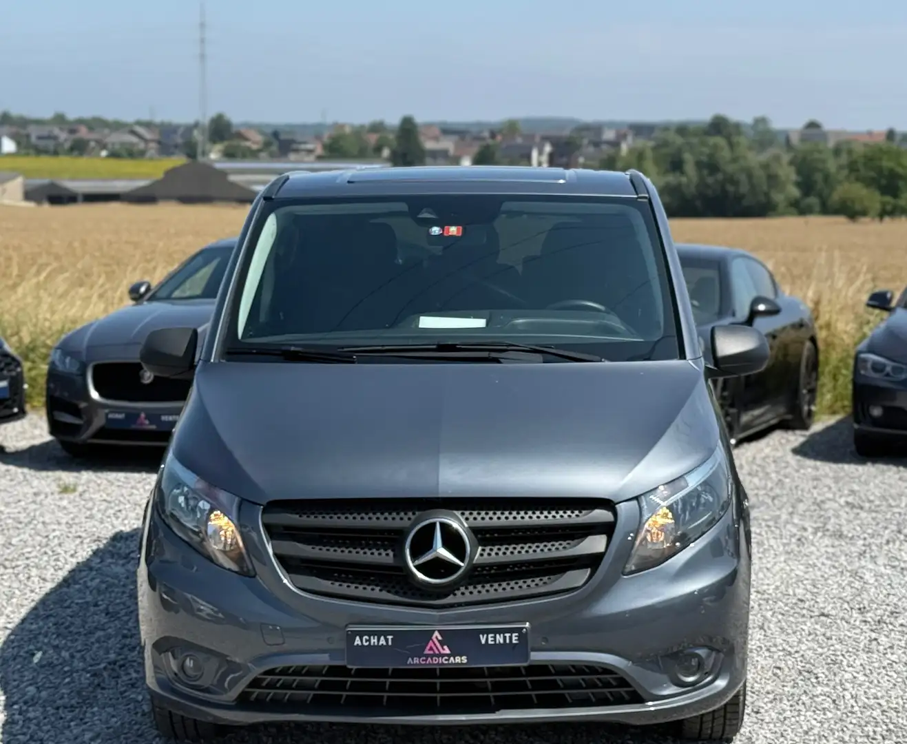 Mercedes-Benz Vito 8 PLACES - AIR CO - EURO 6b - CARNET COMPLET Gris - 2