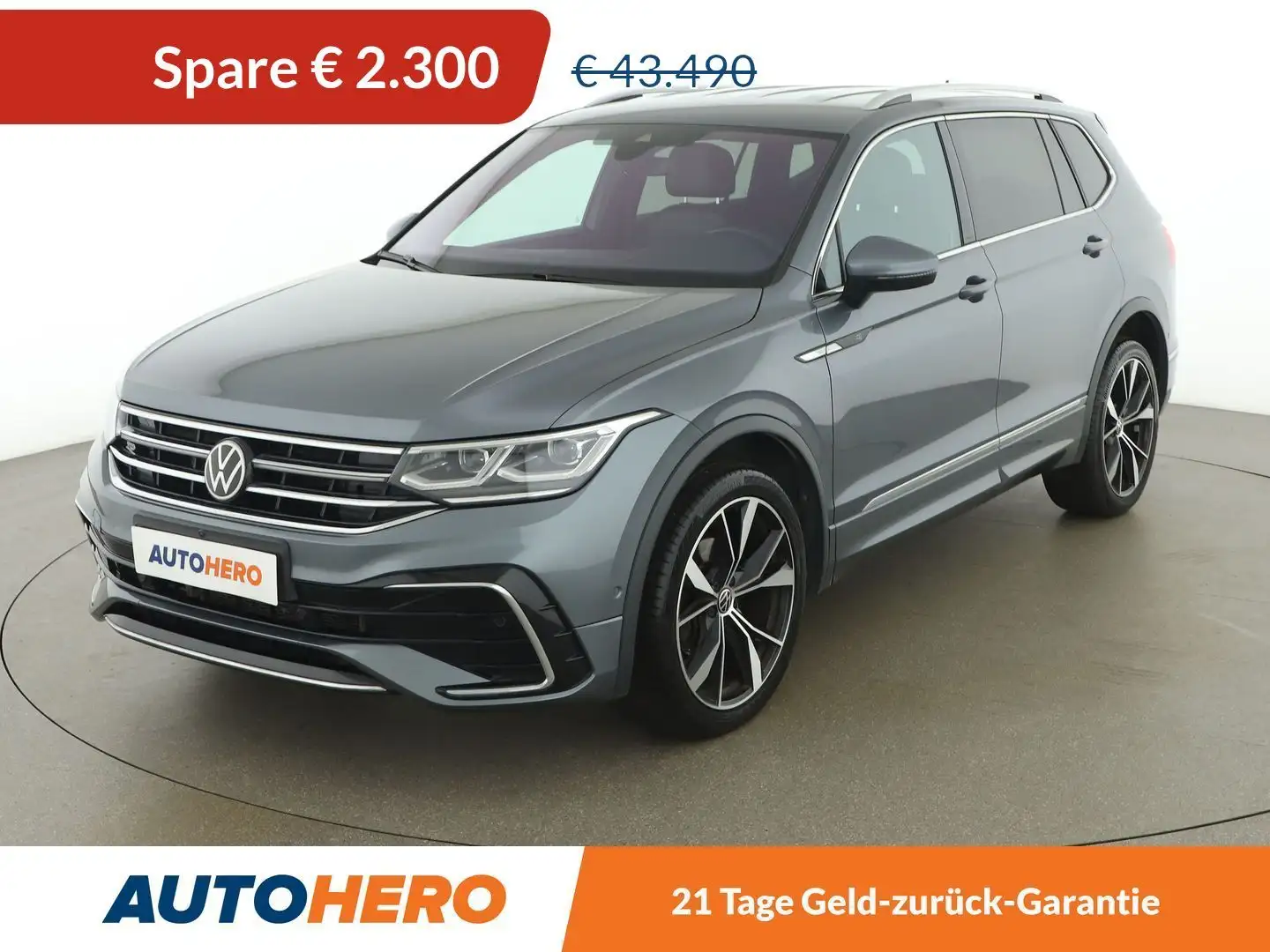 Volkswagen Tiguan Allspace 2.0 TDI R-Line 4Motion Grau - 1