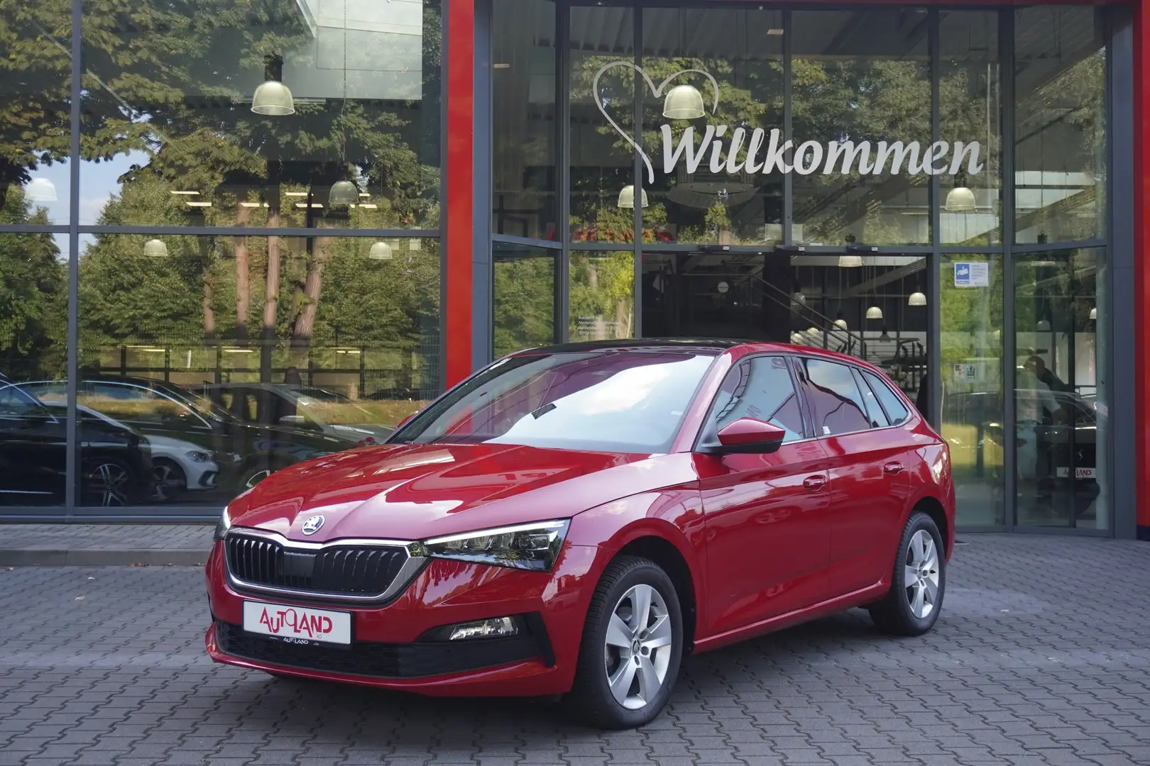 Skoda Scala 1.5 TSI DSG LED Sitzheizung Pano Tempomat Rot - 2