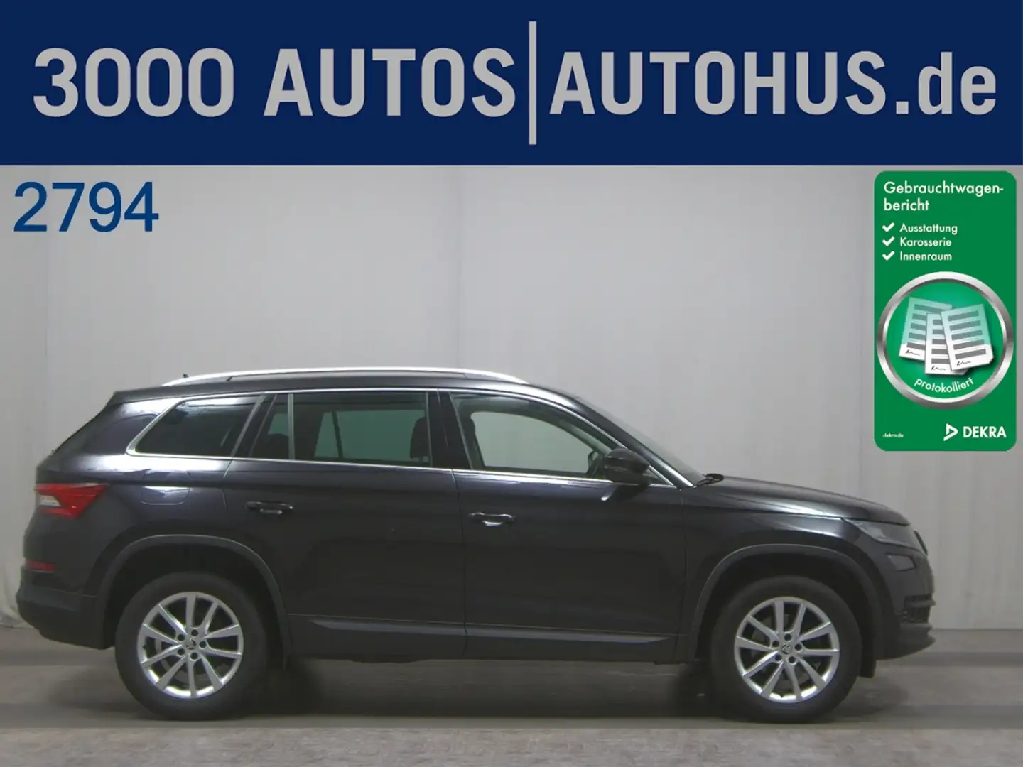 Skoda Kodiaq 2.0 TDI 4x4 Style Navi LED Canton RFK Shz Schwarz - 1