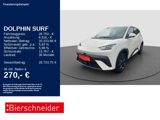 Byd DOLPHIN SURF Dolphin Surf Boost PANO NAVI 360 LEDER