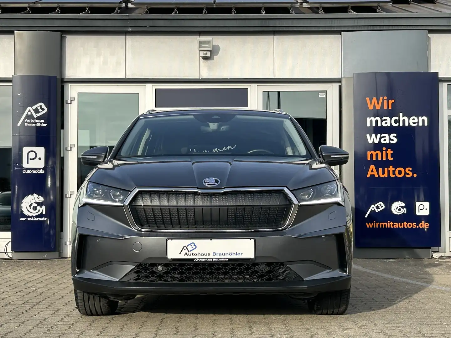 Skoda Enyaq 80 x Suite*Wärmepumpe*Leder*HUD*Keyless* Gris - 1