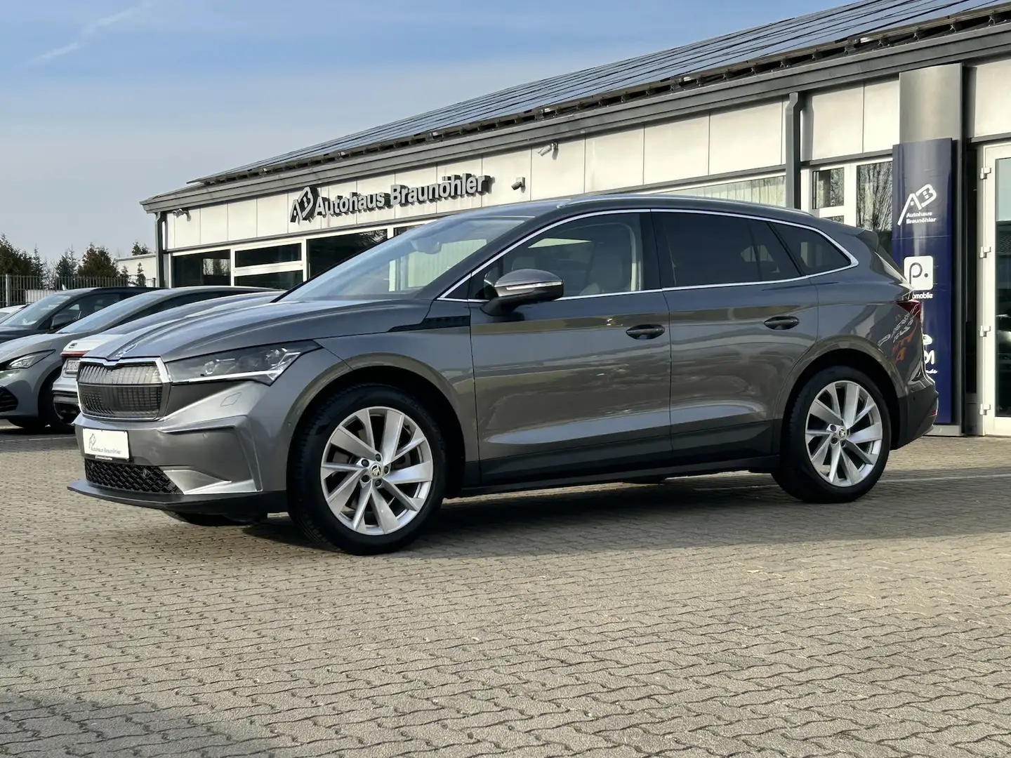 Skoda Enyaq 80 x Suite*Wärmepumpe*Leder*HUD*Keyless* Gris - 2