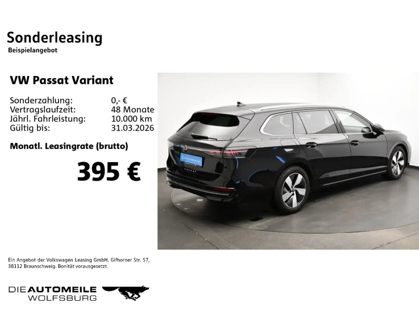 Volkswagen Passat Variant 2.0 TDI DSG Elegance neues Modell Schwarz - 2