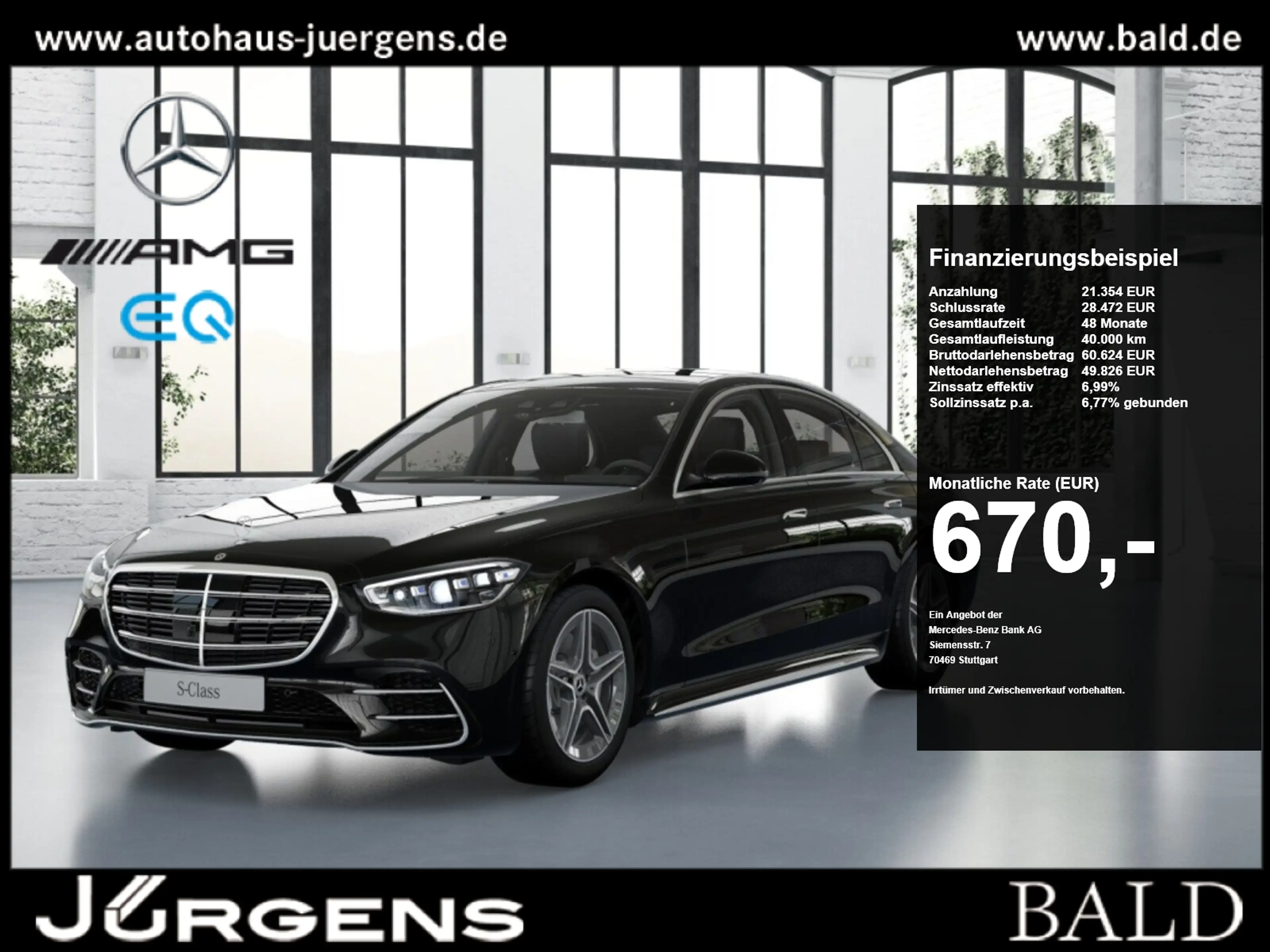 Mercedes-Benz S 500 4M Limousine AMG-Sport/Pano/HUD/360/DIGITA