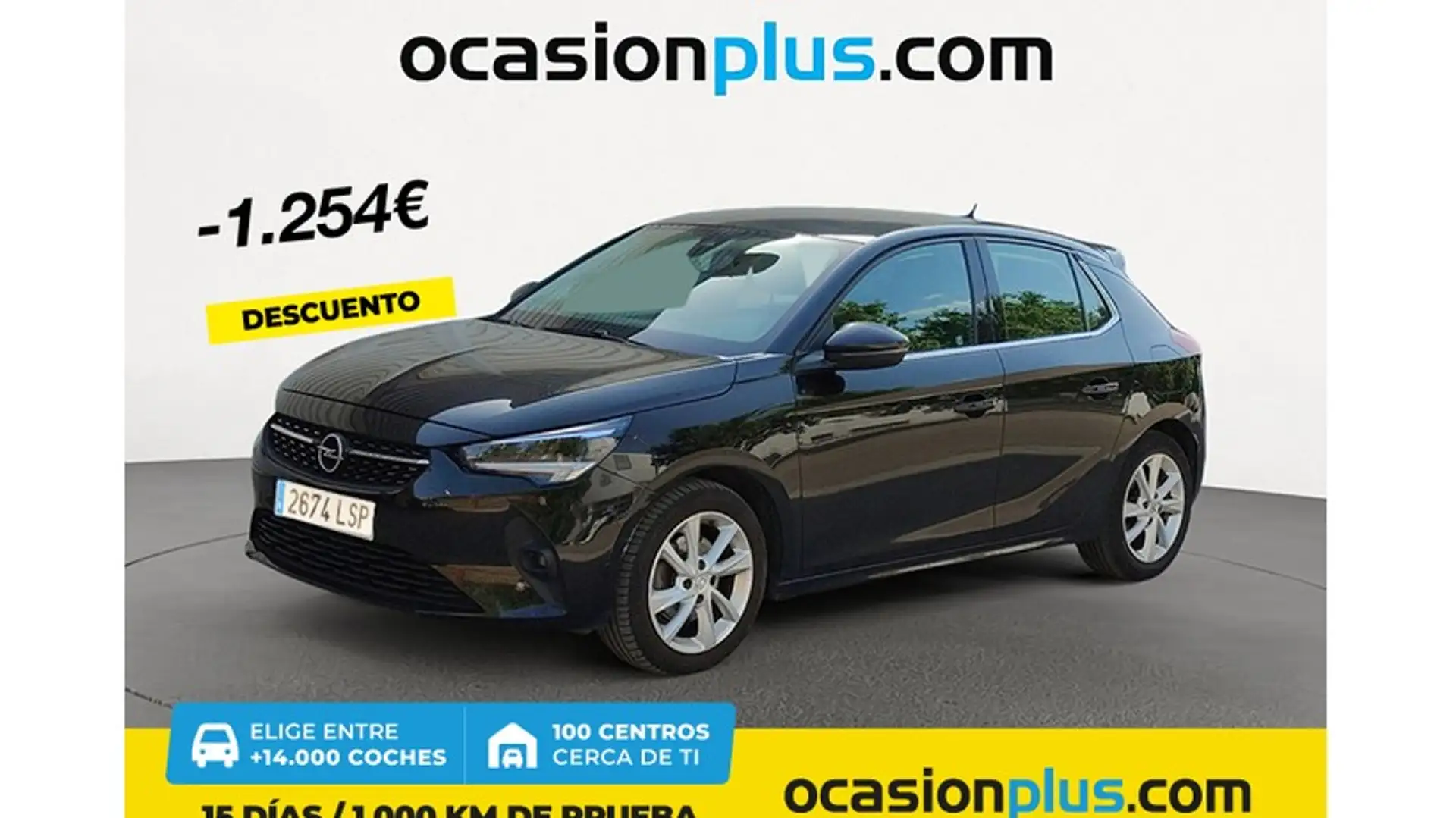 Opel Corsa 1.2T XHT S/S Elegance AT8 100 Negro - 1