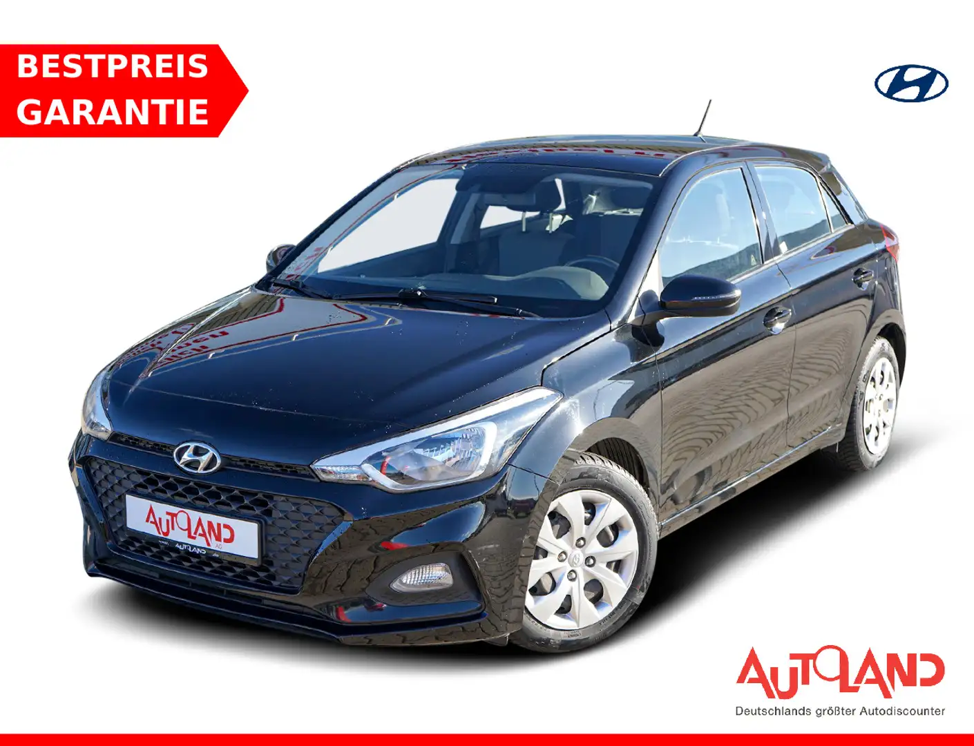 Hyundai i20 1.0 T-GDI Style PDC Tempomat Klima Noir - 1