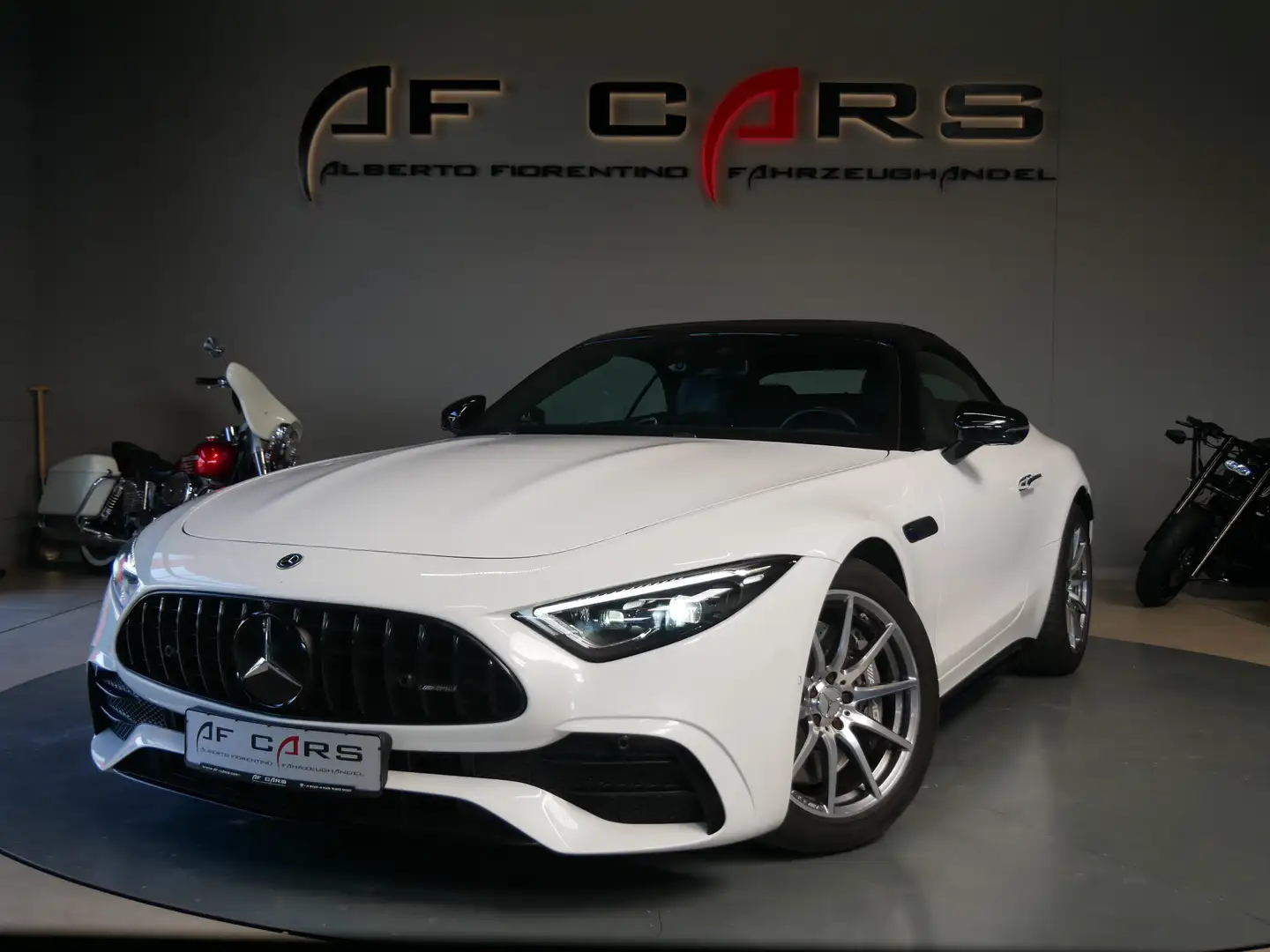 Mercedes-Benz SL 43 AMG AMG Night Leder 360 Junge Sterne Weiß - 1